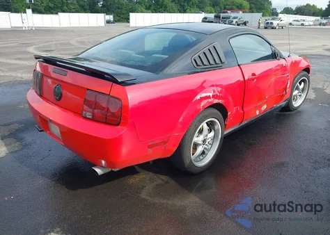 2006 Ford Mustang V6 из США, поврежденный, VIN 1ZVFT80N765262666